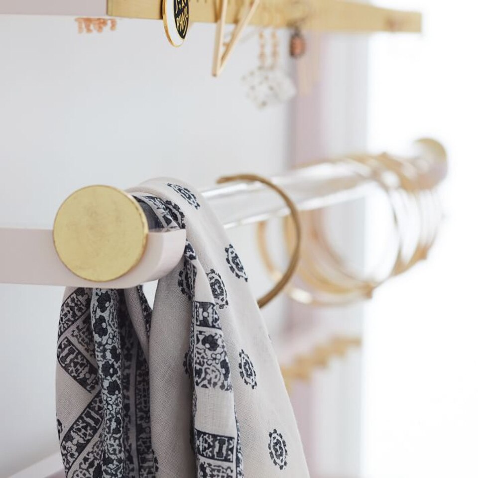 Elle Lacquer Wall Jewellery Organiser